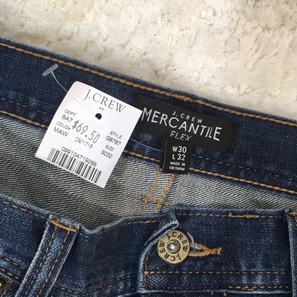 J. Crew st leg distressed jeans 30x32 NWT